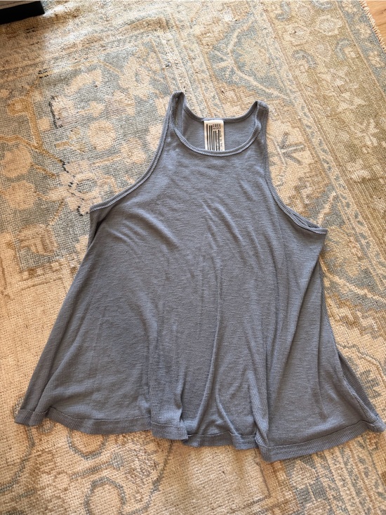 Free People Tops - Free People Flowy Gray Tank Top